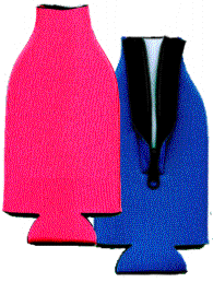image of sewn long neck bottle koozie