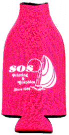 image of printed long neck bottle koozie 2